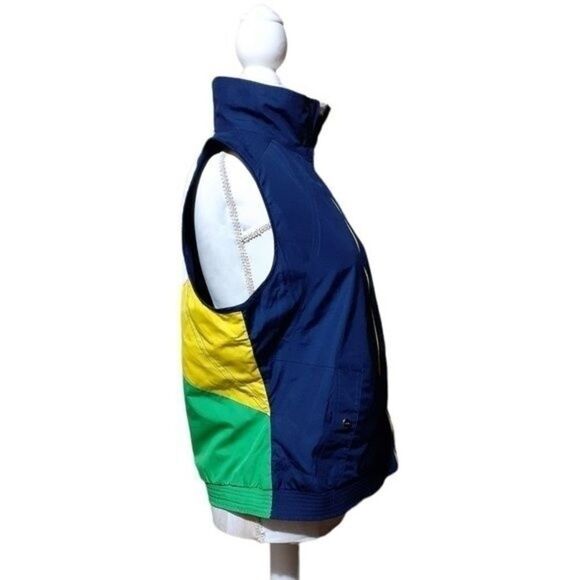 Ralph Lauren LRL Color Block Multi Color Reversable Vest Women's Size Medium - Picture 8 of 14